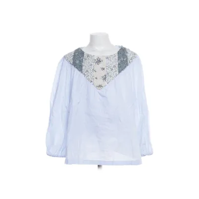 Blouse (Blue, White) from Zara Cotton