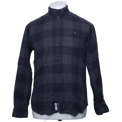 Flanellen overhemd (Blauw, Grijs) van Wood Wood Katoen