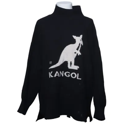 Pul à col roulé (Noir) de Kangol x H&M Acrylique, Élasthane, Polyamide, Polyester, Laine