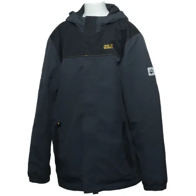 Outdoor jacket (Gray, Black) from Jack Wolfskin Polyester