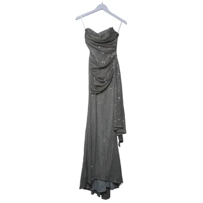 Evening gown (Green, Silver)