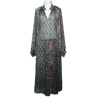 Dress (Green, Brown, Black) from Summum Metallic fiber, Polyester