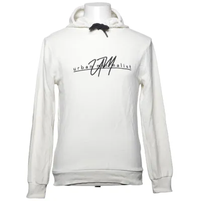 Huvtröja (Vit) från DF Bomull, Polyester