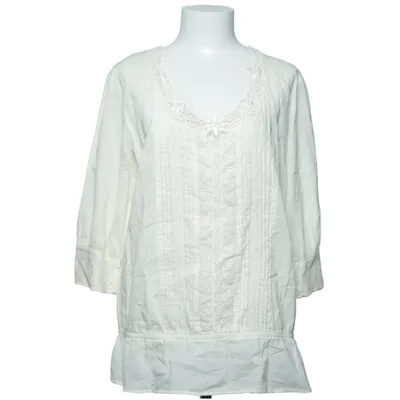 Blouse (Blanc) de Vintage Stories Coton