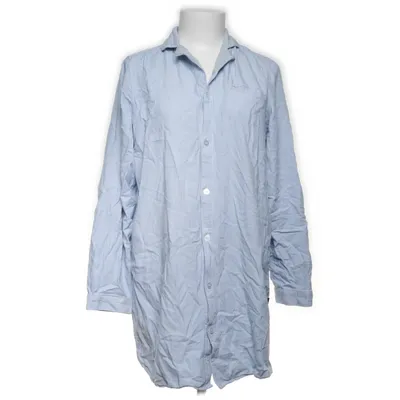 Nattskjorta (Blå, Vit) från JBS of Denmark Ekologisk bomull, Viskos