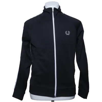Träningsjacka (Svart) från Fred Perry Sportswear Bomull, Elastan, Polyamid, Polyester