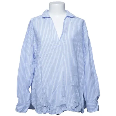 Blouse (Bleu, Blanc) de H&M Coton