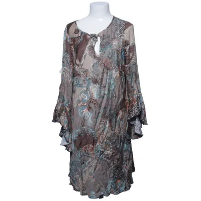 Kjole (Brun, Blå, Flerfarvet) fra Branting Viscose