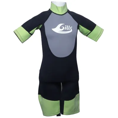 Wetsuit (Black, Yellow) from Gills Polyamide