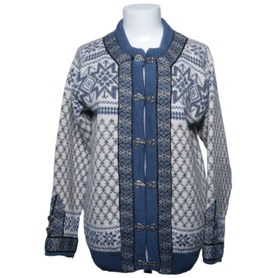 Cardigan (Blå, Hvid) fra Dale of Norway