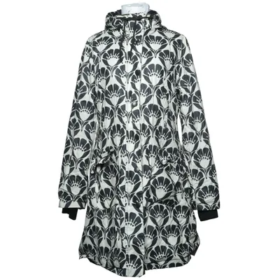 Manteau imperméable (Noir, Blanc) de Milla Coton, Polyester, Polyuréthane