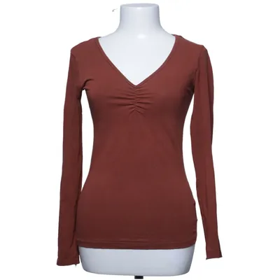 Langarmshirt (Braun) von Clockhouse Baumwolle, Elasthan