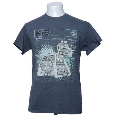 T-shirt (Gris) de Doctor WHO Coton, Polyester