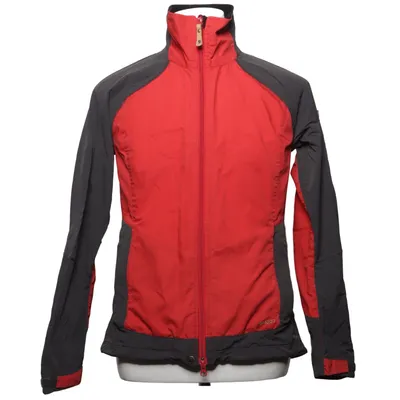 Allvädersjacka (Röd, Svart) från Fjällräven Bomull, Polyester