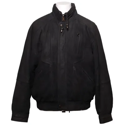 Lederjacke (Schwarz) von M.Flues Acetat, Leder, Polyamid