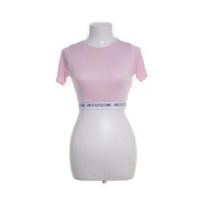 Crop top (Rosa, Flerfärgad) från PrettyLittleThing