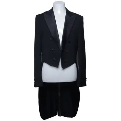 Tailcoat jacket (Black) from Royal Black Elastane, Polyester, Wool
