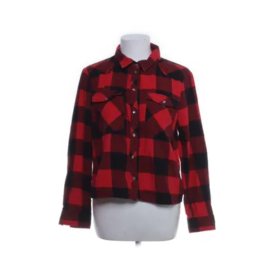 Flanellen overhemd (Rood, Zwart) van ONLY Blue Denim