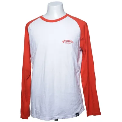 Honkball T-shirt (Wit, Rood) van Dickies Katoen
