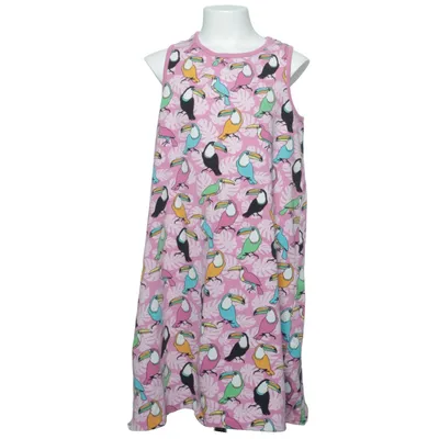 Dress (Pink, Multicolored) from Villervalla Elastane, Organic cotton