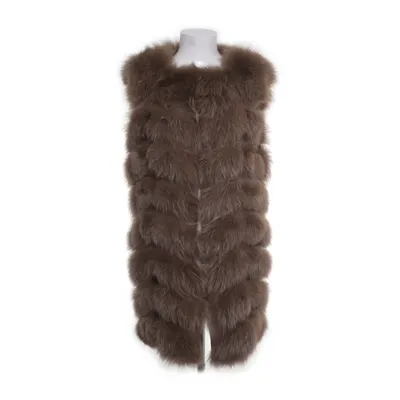 Pälsväst (Brun) från Esther Rävpäls, Polyester