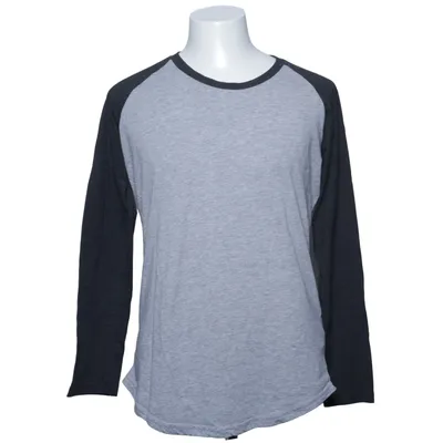 Maillot de baseball (Gris, Noir) de Behype. Coton, Polyester