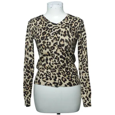 Cardigan (Beige, Sort) fra H&M Basic Bomuld