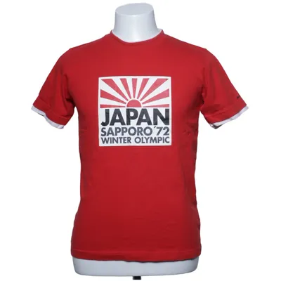 T-shirt (Red, White) from Marwin Sports Cotton