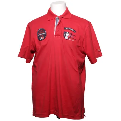 Pikétröja (Röd, Vit) från Paul & Shark Bomull