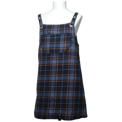 Hängselklänning (Blå, Orange, Svart, Flerfärgad) från Monki Bomull