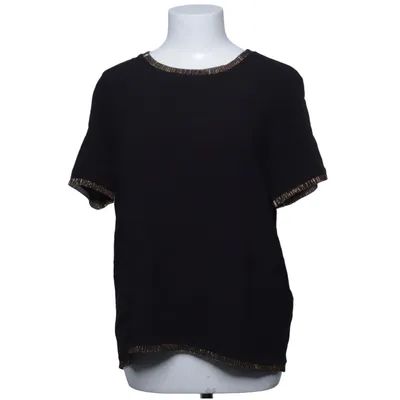 T-shirt (Zwart, Goud) van Soaked in Luxury Viscose