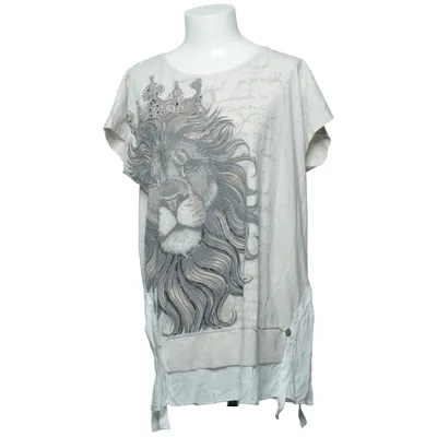 T-shirt (Beige, Blanc, Multicolore) de Tredy Coton, Viscose