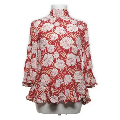 Blus (Röd, Flerfärgad) från By Ti Mo Viskos