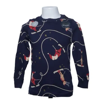 Langærmet t-shirt (Blå, Flerfarvet) fra George