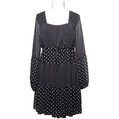 Jurk (Zwart, Wit) van Papaya Polyester
