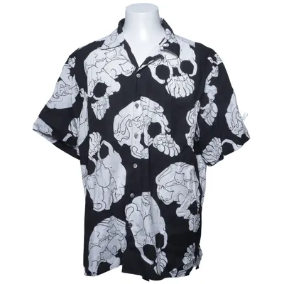Korte mouwen shirt (Zwart, Wit) van Karakus Katoen