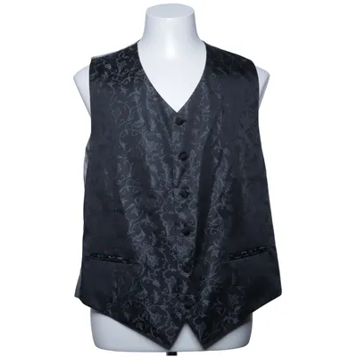 Gilet de costume (Noir, Gris) de Wilvorst Acétate, Polyester, Viscose