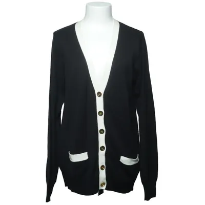 Cardigan (Zwart, Wit) van Cubus Katoen, Elastaan, Polyamide, Viscose