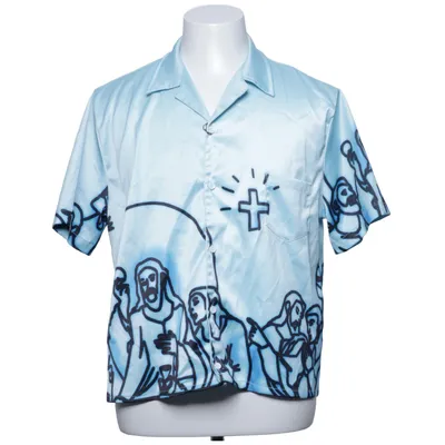 Kortärmad skjorta (Blå) från Supermade Polyester