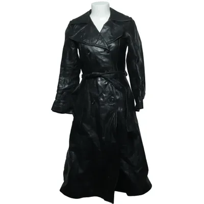 Läderkappa (Svart) från Amoress