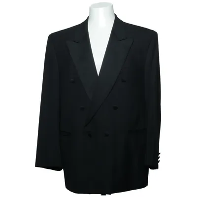 Smokingkavaj (Svart) från Roy Robson Viskos, Ull