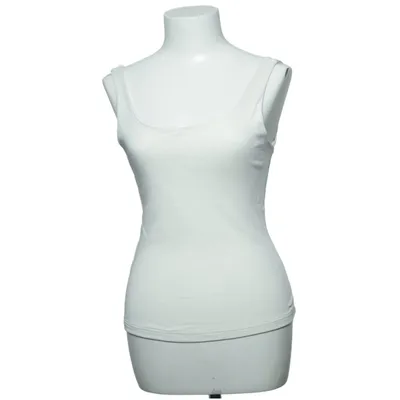 Débardeur (Blanc) de Bread & Boxers Coton, Élasthane