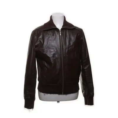 Läderjacka (Brun) från Kbayashi Skinn, Polyester