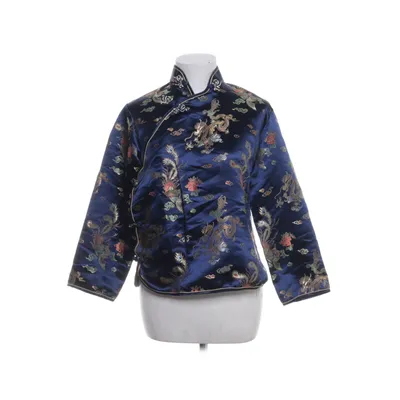 Cheongsam (Multicolored, Blue) from Dahua Silk