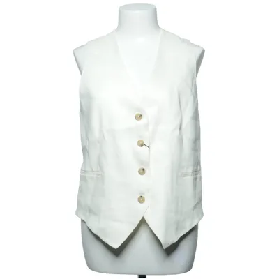 Kostuumgilet (Wit) van Massimo Dutti Elastaan, Viscose