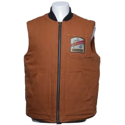 Ydervest (Brun) fra DePalma Workwear Bomuld, Polyester
