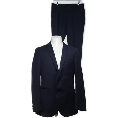 Kostym (Blå) från Matinique Elastan, Polyester, Viskos, Ull