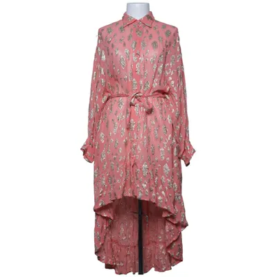 Robe chemise (Rose, Or) de Sundress Coton, Fibre métallique, Viscose