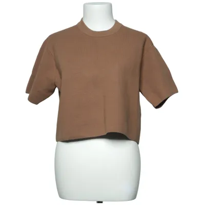T-shirt (Brown) from Uniqlo Cotton, Recycled polyester, Viscose