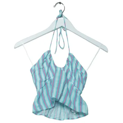 Haltertop (Blauw, Roze, Wit, Meerkleurig) van Pull & Bear Katoen